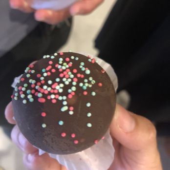 LUSH - Complimentary Chocolate cake pop - Cosmetics & Beauty Supply Near Me - Irvine, California
