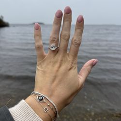 Ideal Cut Jewelers - Three-stone engagement ring