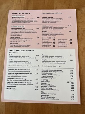 Menu photo 5 Mary Be Kitchen Toronto, ON