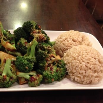 Basil Restaurant - Shrimp & broccoli...always satisfied with this meal... - Asian Fusion Near Me - New Haven, Connecticut