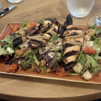 LouVino - House salad with grilled chicken! Amazing - Southern Near Me - Indianapolis, Indiana