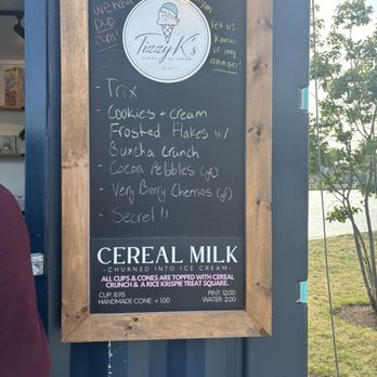 Tizzy K’s Cereal Ice Cream - Menu - Ice Cream & Frozen Yogurt Near Me - Providence, Rhode Island