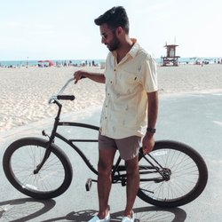 Newport Bike & Beach Rental - Black bike on the beach