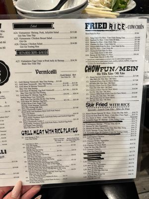 Menu photo 8 Ha Noi Pho Elk Grove, CA