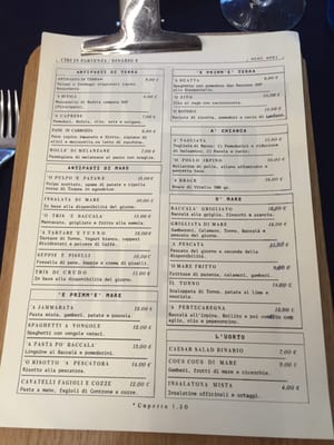 Menu photo 2 Binario Due Bistrot Salerno, SA