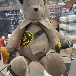 The Original Goodies Uniforms - Jim's (the owner) cute little service bear.