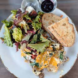 Egg white scramble
