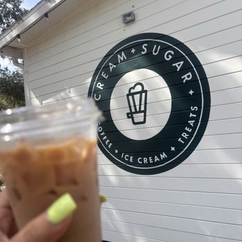 Cream + Sugar - Iced Vanilla chai tea with almond milk - Coffee & Tea Near Me - Felton, California Cream + Sugar - Iced Vanilla chai tea with almond milk - Coffee & Tea Near Me - Felton, California