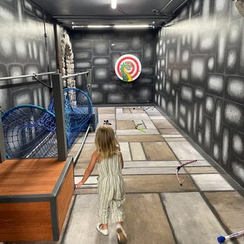 King Arthur's Court - Lower level archery area for kids to try out - Toy Stores Near Me - Cincinnati, Ohio King Arthur's Court - Lower level archery area for kids to try out - Toy Stores Near Me - Cincinnati, Ohio