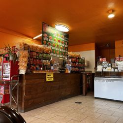 Inside ordering area