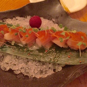 Nobu Miami - Salmon and pear roll - Asian Fusion Near Me - Miami Beach, Florida Nobu Miami - Salmon and pear roll - Asian Fusion Near Me - Miami Beach, Florida