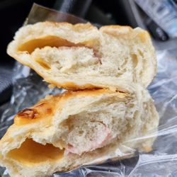K&V Bakery - Ham and cheese bun February 2024