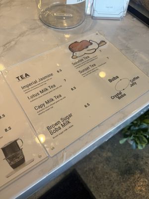Menu photo 1 Capy Cafe Folsom, CA