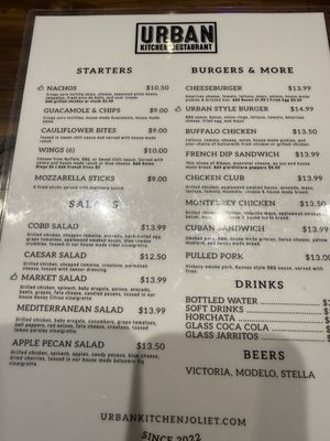 Menu photo 1 Urban Kitchen Restaurant Crest Hills, IL Menu photo 1 Urban Kitchen Restaurant Crest Hills, IL