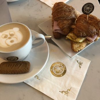 Leon Coffee House - Small plate and mango latte - Coffee & Tea Near Me - Seattle, Washington