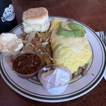 Sidelines Sports Bar - South of the border omelette - Sports Bars Near Me - Bend, Oregon Sidelines Sports Bar - South of the border omelette - Sports Bars Near Me - Bend, Oregon