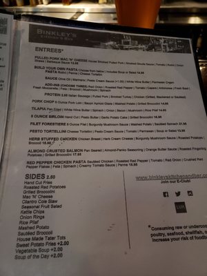 Menu photo 6 Binkleys Kitchen & Bar Indianapolis, IN
