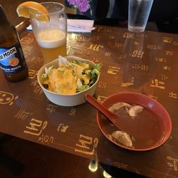 Little Tokyo - Soup and salad with shrimp hibachi
