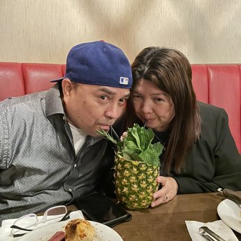 CopaCabana Brazilian Steakhouse - The Garden Drink in a pine apple. - Steakhouses Near Me - Vaughan, Ontario