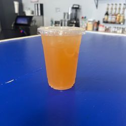 Nutrition Unlimited - It's called the baby pink flamingo . Drink taste so so good and it gives me the energy I need thru out the day