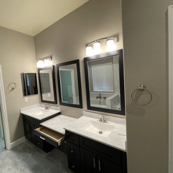 Fo Remodeling - Buying this style of lighting allowed Felipe's guys to center the lights properly without having to move the original wiring. - General Contractors Near Me - Elk Grove, California Fo Remodeling - Buying this style of lighting allowed Felipe's guys to center the lights properly without having to move the original wiring. - General Contractors Near Me - Elk Grove, California
