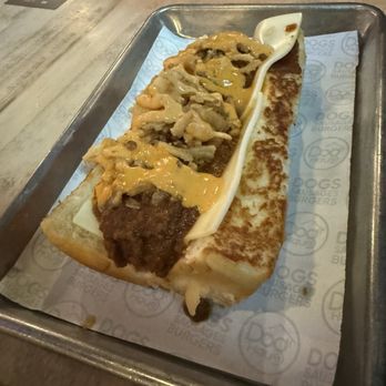 Dog Haus - Got a Chili the kid hot dog - Burgers Near Me - Carson, California