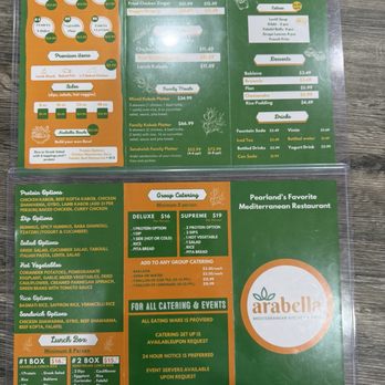Arabella Mediterranean Kitchen + Grill - Menu - Mediterranean Near Me - Pearland, Texas