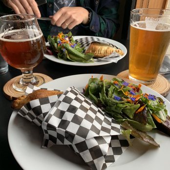Camp Colvos Brewing - Vegetarian and meat pie with $3 add on side salad. - Breweries Near Me - Vashon, Washington Camp Colvos Brewing - Vegetarian and meat pie with $3 add on side salad. - Breweries Near Me - Vashon, Washington
