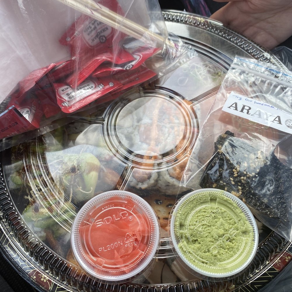 Araya Sushi - Sushi platter and accessories! - Sushi Bars Near Me - Markham, Ontario Araya Sushi - Sushi platter and accessories! - Sushi Bars Near Me - Markham, Ontario