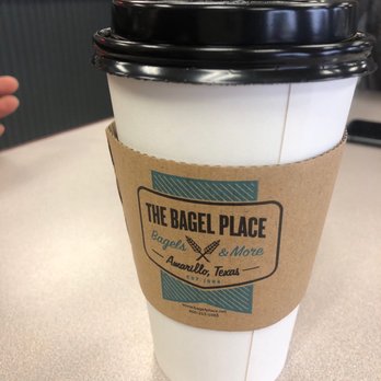 Bagel Place - Hot Chocolate. This was a small. It was very large -- 16oz I think - Sandwiches Near Me - Amarillo, Texas