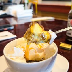 Ridge Shrimp & Oyster - Banana bread pudding