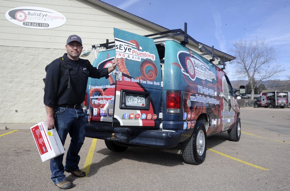 Slide of BullsEye Plumbing Heating & Air