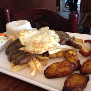 El Marino - Steak with fries, egg, and plantains. - Peruvian Near Me - Dover, New Jersey