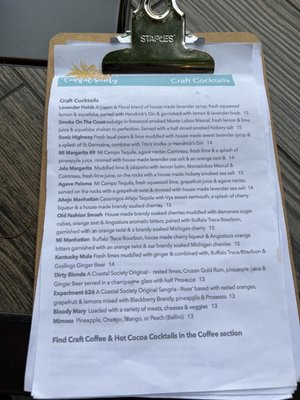 Menu photo 4 Coastal Society Douglas, MI