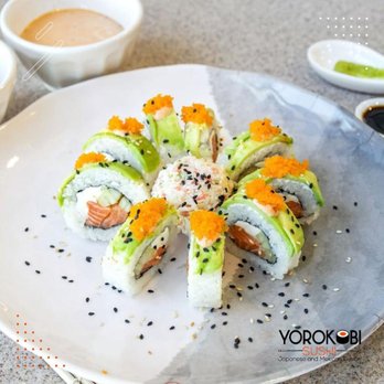 Yorokobi Sushi - a plate of sushi - Sushi Bars Near Me - Phoenix, Arizona Yorokobi Sushi - a plate of sushi - Sushi Bars Near Me - Phoenix, Arizona