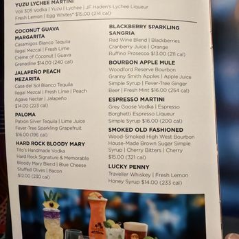 Hard Rock Cafe - Crafted Cocktails - Cafes Near Me - Mettler, California