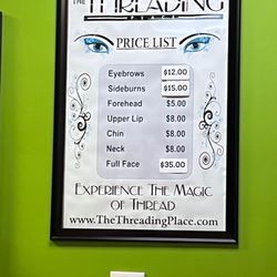 The Threading Place - Services & prices