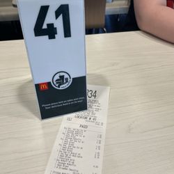 McDonald's - I love how mcds has not asked for tips, yet!