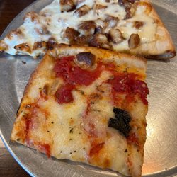 Angelo's - Grandma & chicken bacon ranch pizza slices