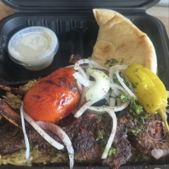 John's Kabobs 2 - Commerce - Lamb chops plate - Greek Near Me - Los Angeles, California