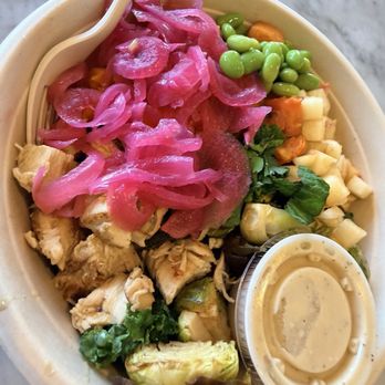 Honest Mary's - Honey Mustard Chicken Bowl - New American Near Me - Austin, Texas