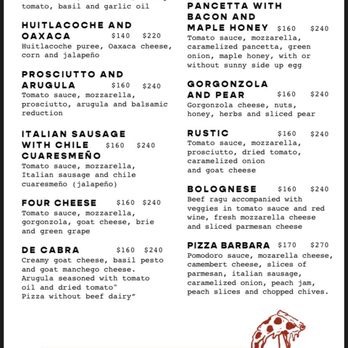 Cancino - Menu - Pizza Near Me - Ciudad de México, DIF Cancino - Menu - Pizza Near Me - Ciudad de México, DIF