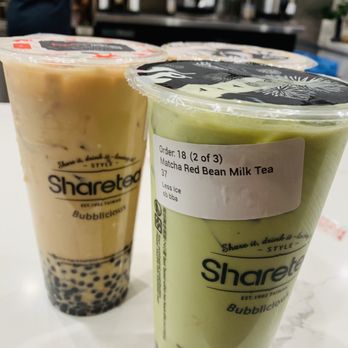 Sharetea - Matcha and honey milk - Coffee & Tea Near Me - San Diego, California