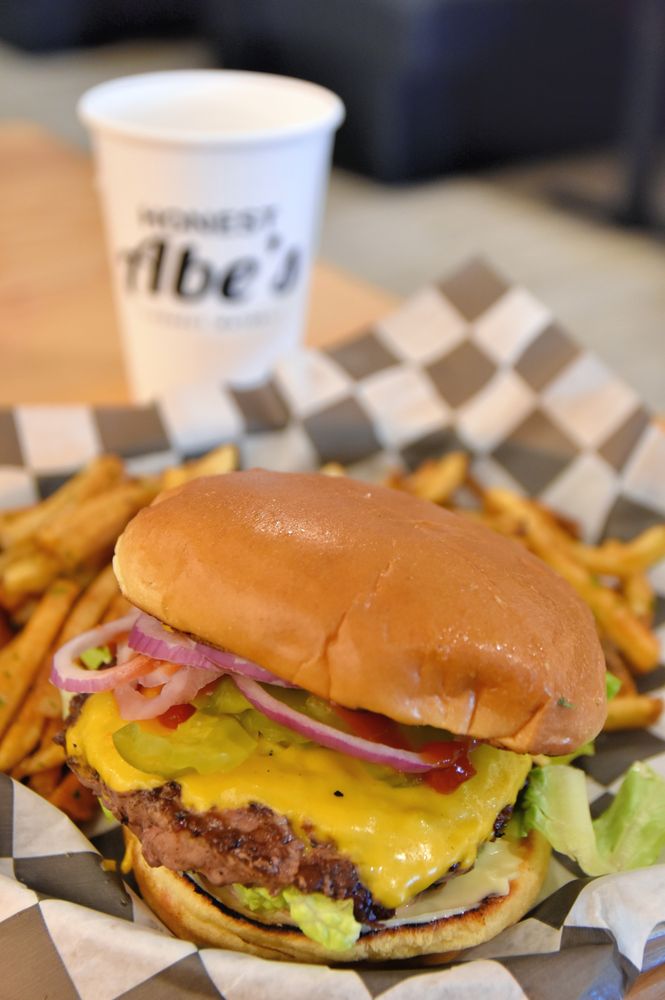 Food from Honest Abe's Burgers and Freedom