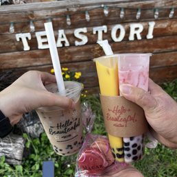 Strawberry Rose Milk Tea