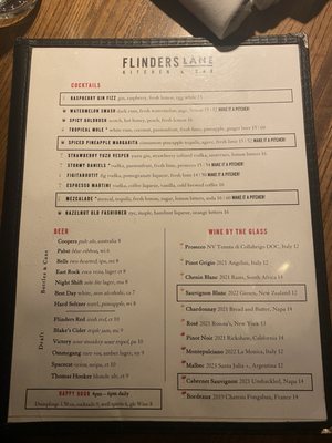 Menu photo 7 Flinders Lane Kitchen & Bar Stamford, CT Menu photo 7 Flinders Lane Kitchen & Bar Stamford, CT