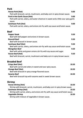 Menu photo 8 Three Happiness Express Omaha, NE