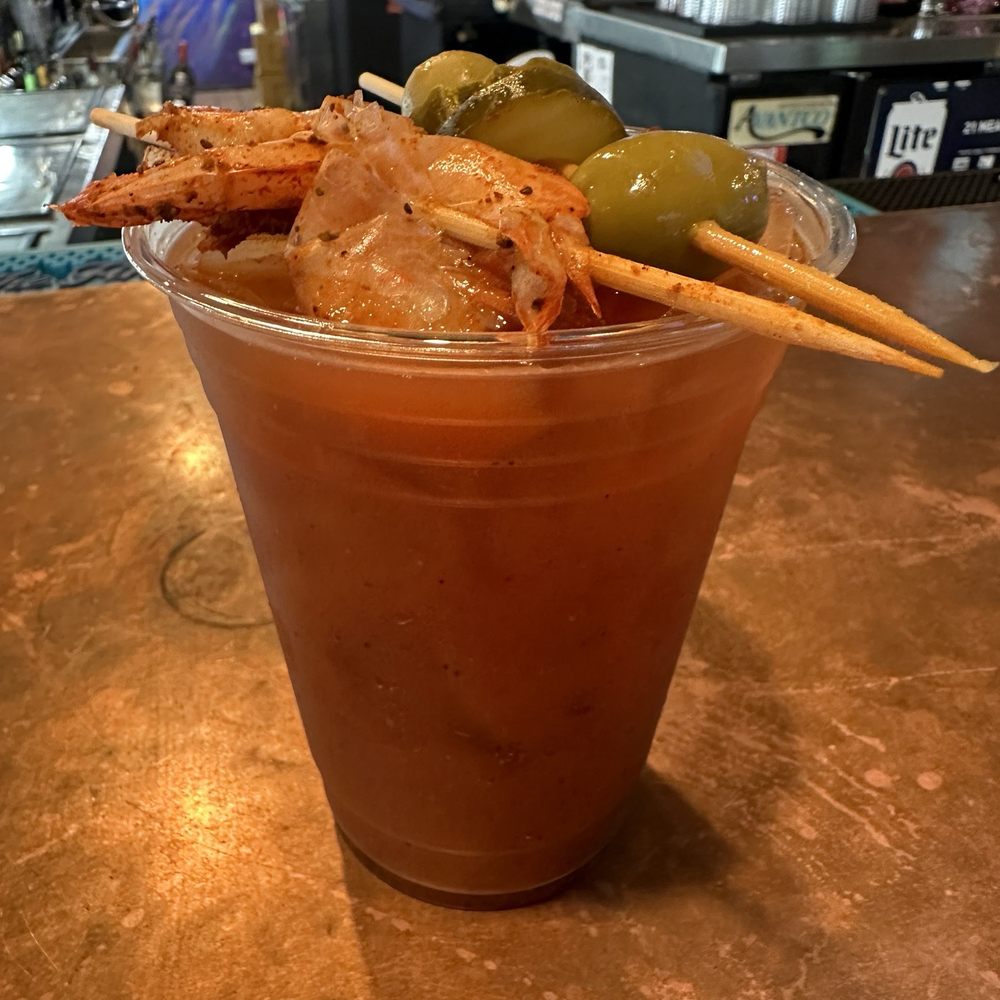 Crabby Joe's Dockside - Bloody pirate. Actually pretty darn delicious. - Sports Bars Near Me - Lakeside Marblehead, Ohio Crabby Joe's Dockside - Bloody pirate. Actually pretty darn delicious. - Sports Bars Near Me - Lakeside Marblehead, Ohio
