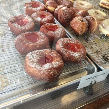 Good Dough - Monte Christo. Ham and cheese filled topped with strawberry jam. - Donuts Near Me - Jacksonville, Florida Good Dough - Monte Christo. Ham and cheese filled topped with strawberry jam. - Donuts Near Me - Jacksonville, Florida