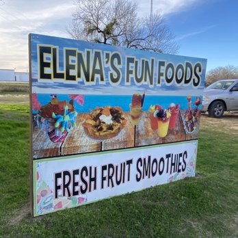 elenas - Signage - Shaved Ice Near Me - Devine, Texas